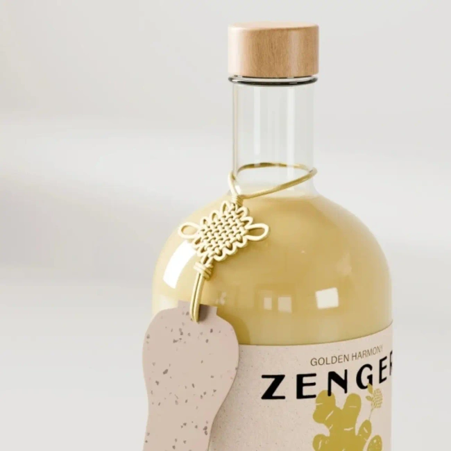 Imbirowy Shot – butelka z zawieszką dozującą