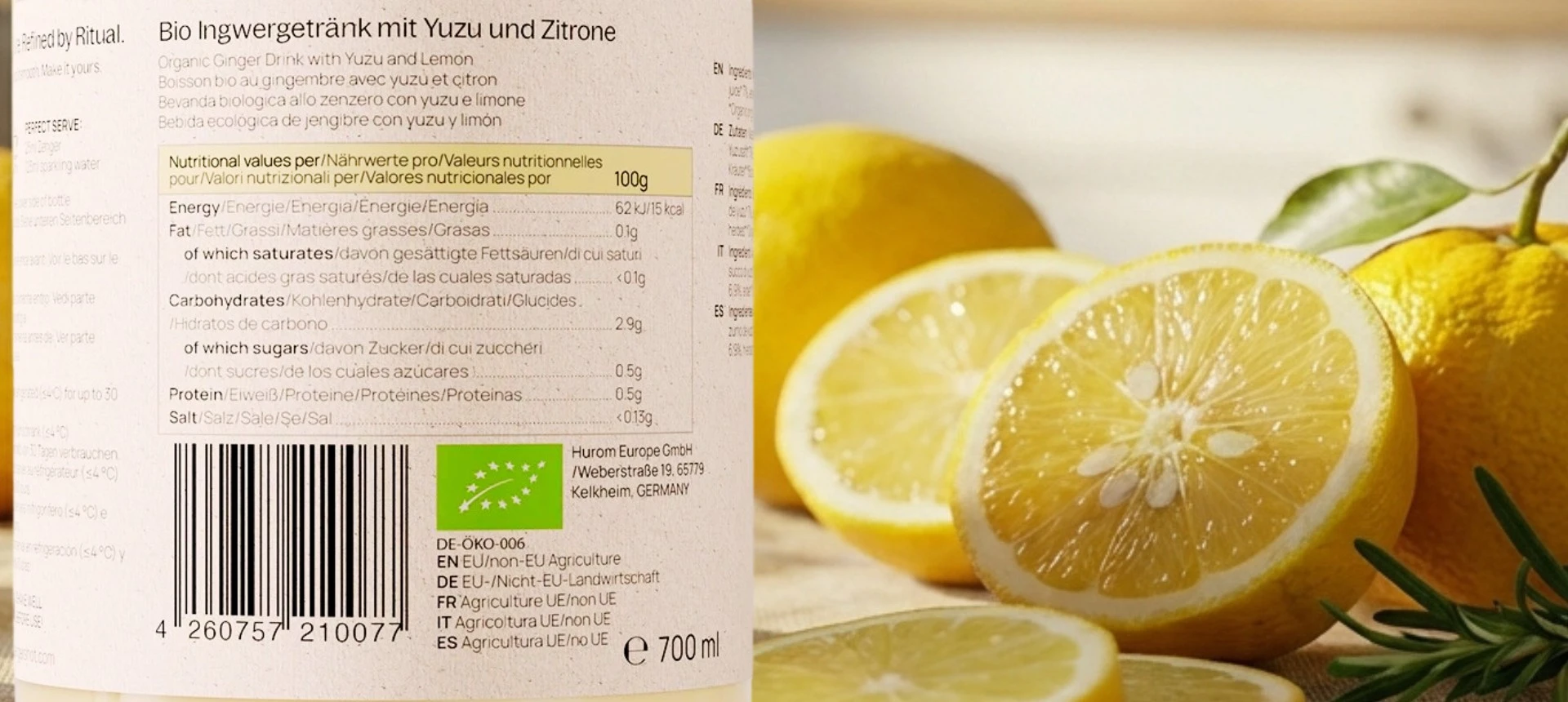 Imbirowy shot ekstra mocny – skład i składniki