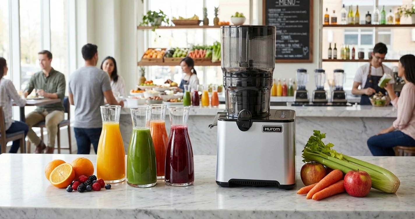 Hurom CP50 – profesjonalna wyciskarka wolnoobrotowa do gastronomii