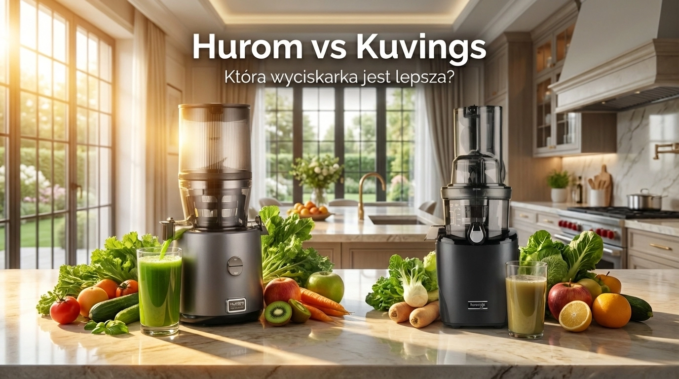 Hurom seria Easy vs Kuvings EVO820 – porównanie wyciskarek wolnoobrotowych