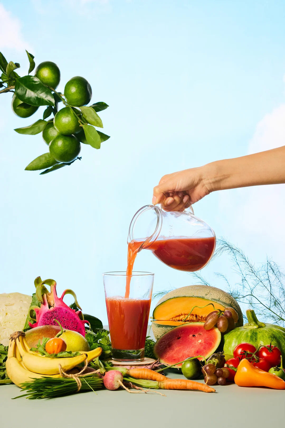 Stylowa prezentacja wyciskarki Hurom H70 w aranżacji lifestyle