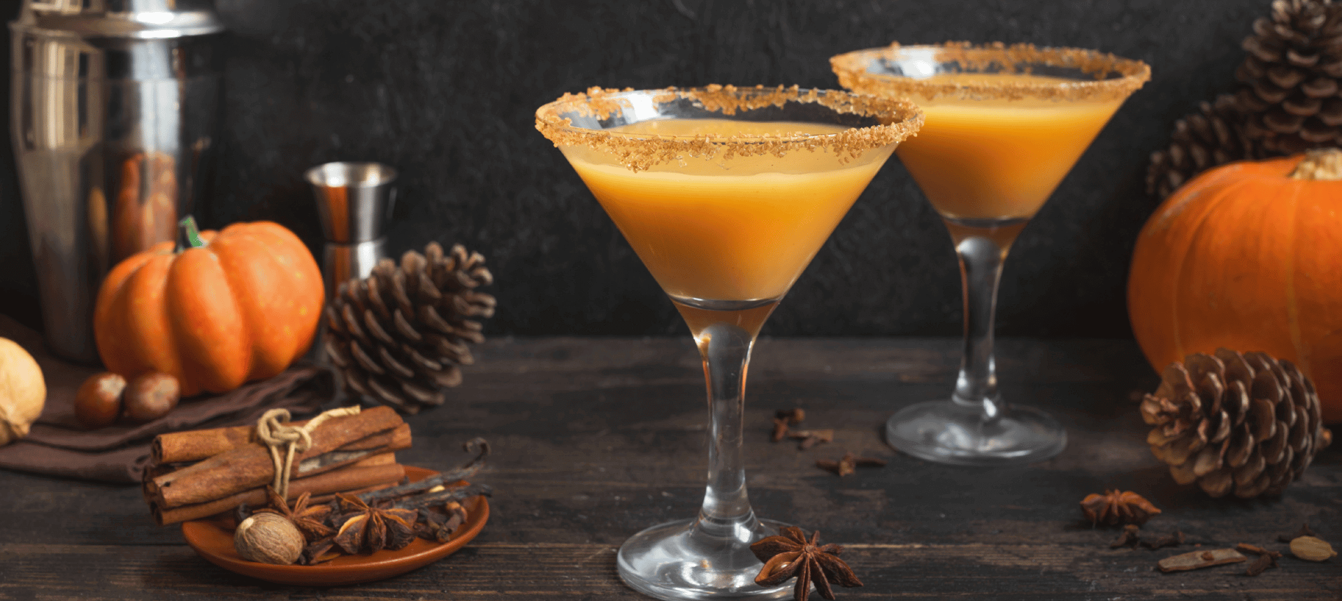 Suggestions for autumn cocktails. Give yourself a boost of energy!