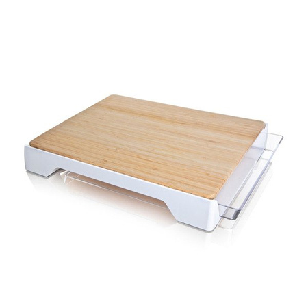 Bamboo cutting board with drawer Tomorrow's Kitchen