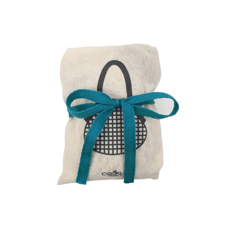 Natural cotton shopping bag blue Cookut
