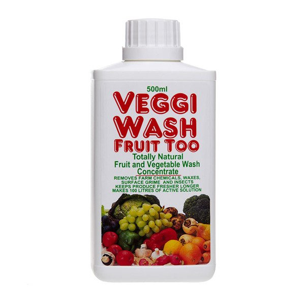 Veggi Wash, a natural liquid for washing vegetables and fruits, 2 in 1 set