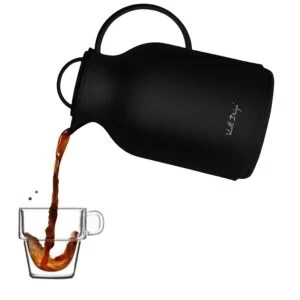 Termos z wkładem szklanym 1L AMO czarny 29248