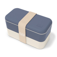 Monbento Original lunchbox bento 1 l, dwa poziomy, Blue Natural