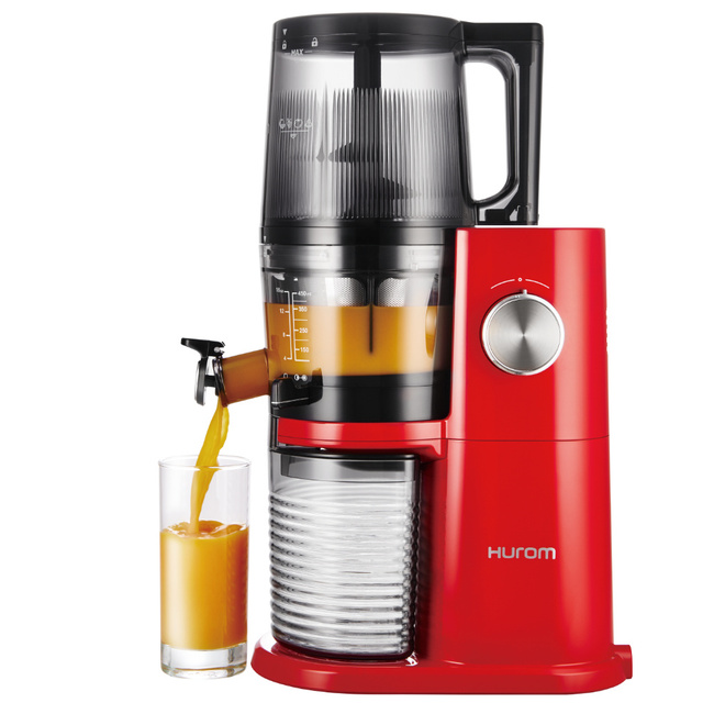 Hurom H-AI One Stop Red - Slow Juicer  automatic juicer, H-AI-RBE20