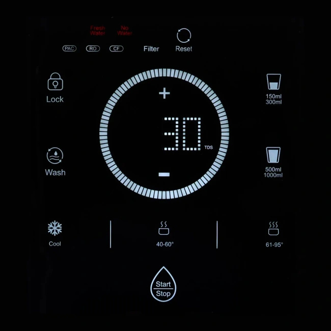 Hurom Water Purifier – dystrybutor wody z filtrem odwróconej osmozy (RO) na blat, zimna/ciepła/gorąca 4–95°C