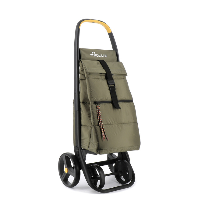 Rolser Clec Termo Polar 8 Plus wózek na zakupy z kieszenią termiczną, khaki