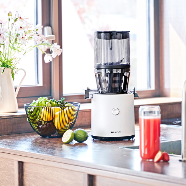 Hurom H320N Matt White - wyciskarka wolnoobrotowa, kolor biały