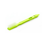 Toothbrush with two tips - green