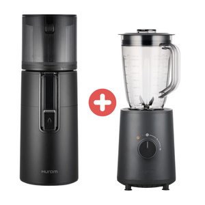 Wyciskarka Hurom H400 Czarna + Blender Kielichowy Hurom BL-E01 3w1
