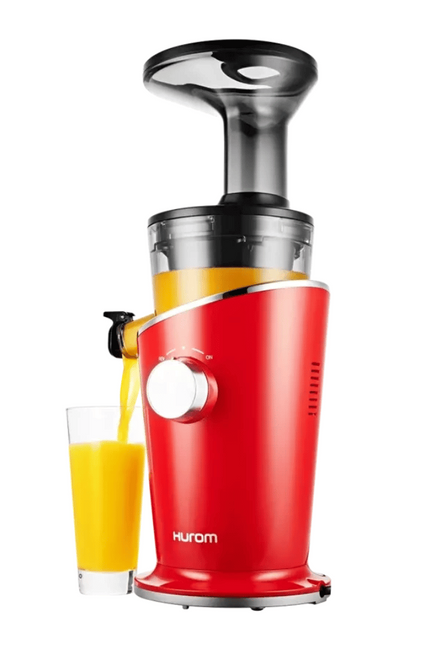 Hurom H100S - Slow Juicer - 5 second washing, innovative filters - red, H-100S-RBEA02