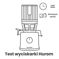 Test wyciskarki Hurom w domu, 3 dni