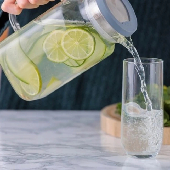 Dzbanek do napojów 1,2 l z pokrywką Fresh Store Kilner ze szkła borokrzemowego
