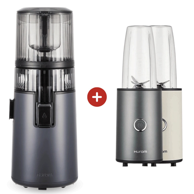 Zestaw Hurom H70 Pure - Tytanowy + Power Blender