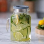 Dzbanek do napojów 1,2 l z pokrywką Fresh Store Kilner ze szkła borokrzemowego