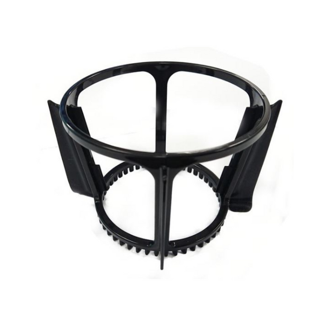 Rotating basket with wipers for HWS wringer