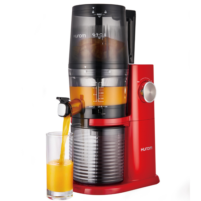 Hurom H-AI One Stop Red - Slow Juicer  automatic juicer, H-AI-RBE20