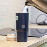Monbento Travel Mug kubek termiczny 0,6 l ze słomką, Blue Infinity