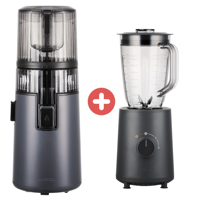 Wyciskarka Hurom H70 ST Easy Czarna + Blender Kielichowy Hurom BL-E01 3w1