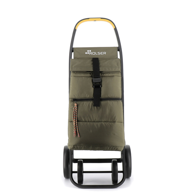 Rolser Clec Termo Polar 8 Plus wózek na zakupy z kieszenią termiczną, khaki