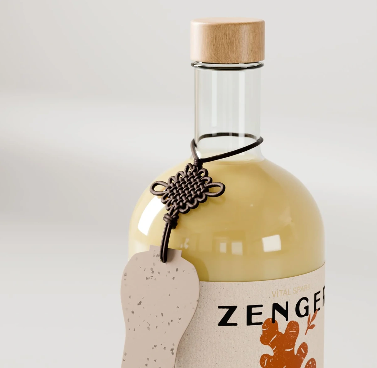 Imbirowy shot ekstra mocny – butelka z zawieszką dozującą