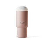 Monbento Travel Mug kubek termiczny 0,6 l ze słomką, Pink Moka