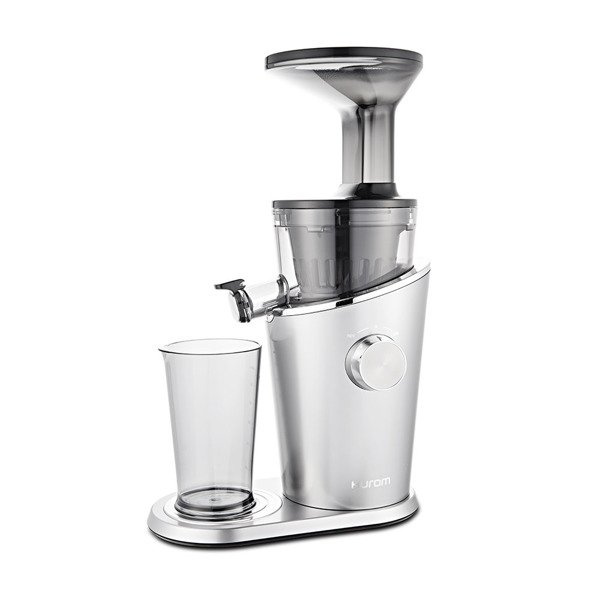 Hurom H100 - Slow Juicer  - 5 second wash, innovative filters - platinum, H-100-SBEA01