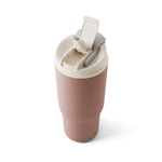 Monbento Travel Mug kubek termiczny 0,6 l ze słomką, Pink Moka