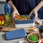 Monbento Original lunchbox bento 1 l, dwa poziomy, Blue Natural