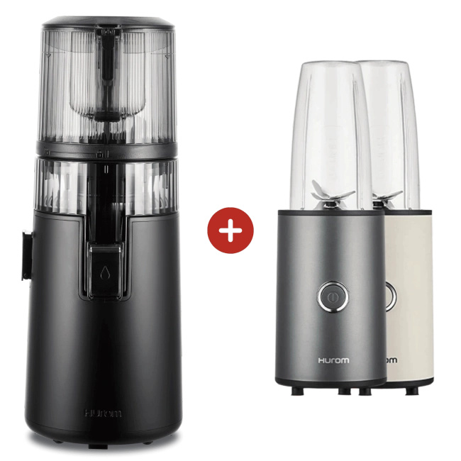 Zestaw Hurom H70 Pure - Czarny + Power Blender