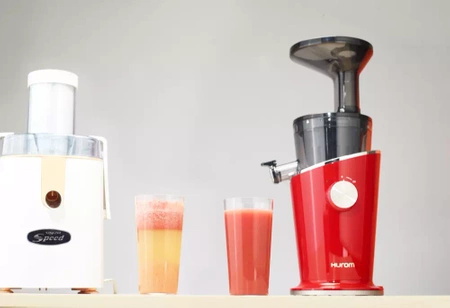 Hurom H100S - Slow Juicer - 5 second washing, innovative filters - red, H-100S-RBEA02