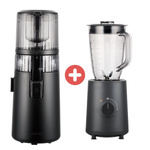 Wyciskarka Hurom H70 FT Easy Czarna + Blender Kielichowy Hurom BL-E01 3w1