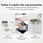 Carepod Cube Plus X50V, nawilżacz powietrza ze sterylizacją, chłodna i ciepła mgiełka, do 65 m²