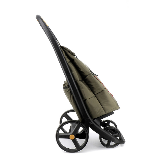 Rolser Clec Termo Polar 8 Plus wózek na zakupy z kieszenią termiczną, khaki