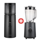 Wyciskarka Hurom H400 Czarna + Blender Kielichowy Hurom BL-E01 3w1