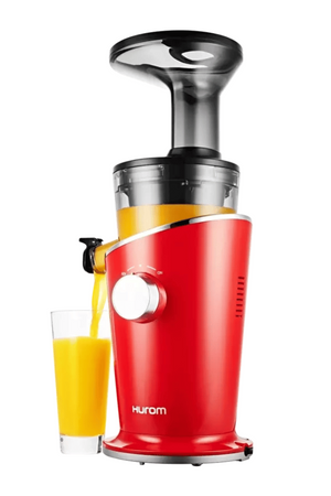 Hurom H100S - Slow Juicer - 5 second washing, innovative filters - red, H-100S-RBEA02