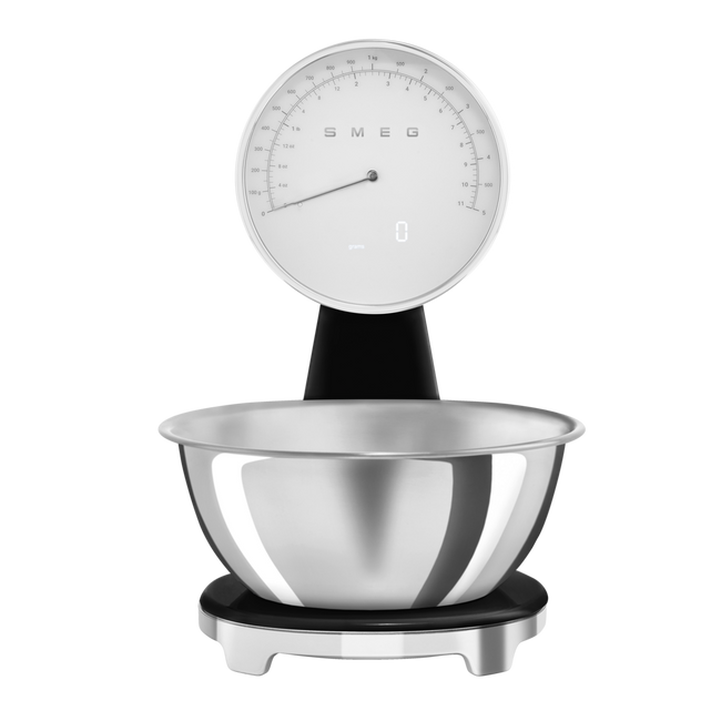 Smeg waga kuchenna 50's Style, czarna, do 5 kg
