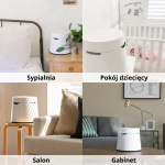 Carepod One, nawilżacz ultradźwiękowy ze stali nierdzewnej, do 46 m²