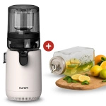 Zestaw Hurom E50 ST Porcelanowy Beż + Dystrybutor na napoje