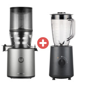 Wyciskarka Hurom H320N Titanium Grey + Blender Kielichowy Hurom BL-E01 3w1