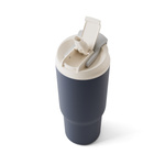 Monbento Travel Mug kubek termiczny 0,6 l ze słomką, Blue Infinity