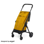 Foppapedretti Go Fast aluminiowy wózek na zakupy z torbą termiczną, pomarańczowy