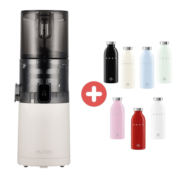 Zestaw Hurom + Butelka na sok Smeg 500 ml