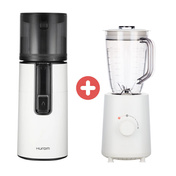 Wyciskarka Hurom H400 Biały mat + Blender Kielichowy Hurom BL-E01 3w1