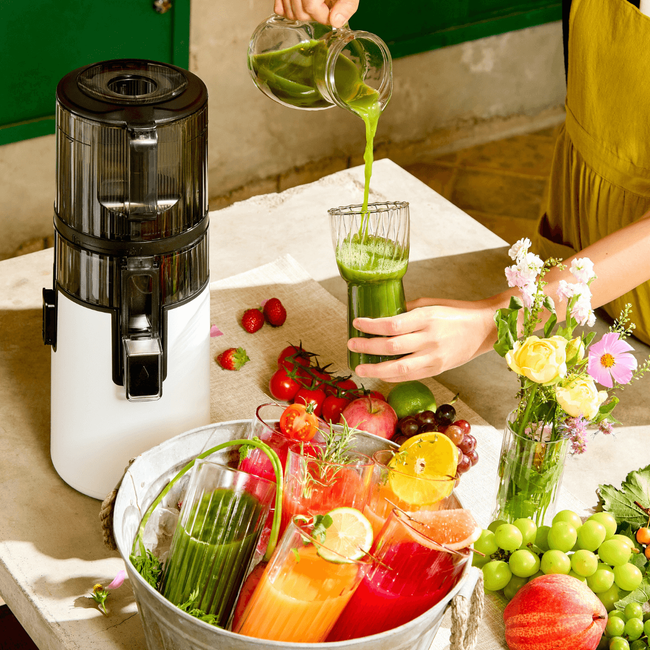 Zestaw Hurom H70 Easy - Biały + Power Blender