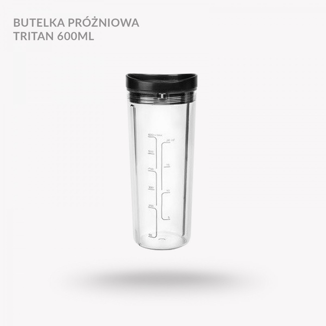 Wartmann butelka próżniowa na sok 600 ml z Tritanu, 2 pokrywki