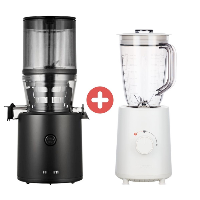 Wyciskarka Hurom H320N Matt Black + Blender Kielichowy Hurom BL-E01 3w1